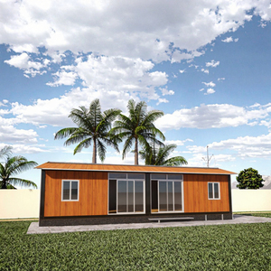 Maison conteneur sécurisée extensible de 20 pieds, Villa préfabriquée mobile en acier léger de 2 à 4 chambres avec salon, style Mid-Century, Marque <span class=keywords><strong>MULIN</strong></span> - Product Image 3