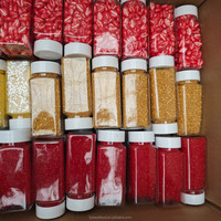 Neue 500g farbige Zuckerstreusel für Kuchen – essbare Fruchtgeschmacks-Kuchenstreusel für Abschlussfeiern und Weihnachten – Backzutaten