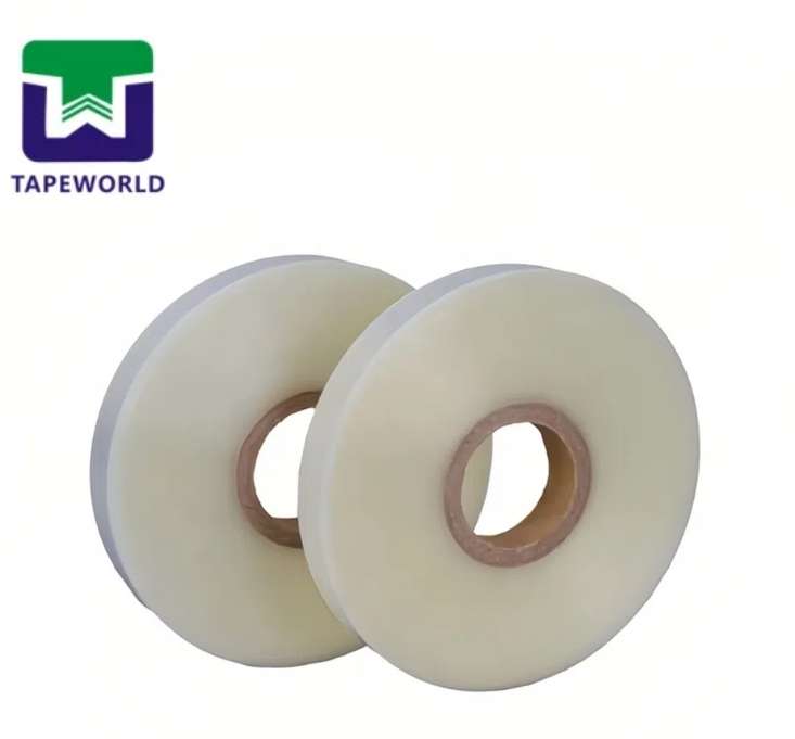 Super Wide Transparent BOPP Adhesive Tape Single Sided Heat-Resistant Packing Paper Large Roll With Acrylic For Moving Whole Box