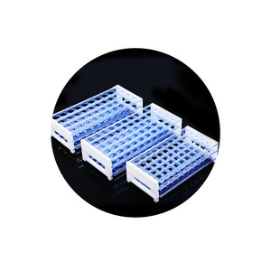 Wande Guanglian <b>Plastic</b> Test <b>Tube</b> Rack 13mm 16mm 18mm 50 Holes Three Layers Detachable Lab Use - Product Image 1