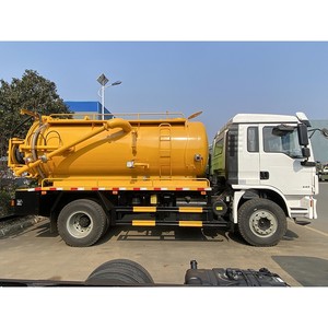 Camion de dragage des eaux usées Shacman 4x2 15CBM avec jet haute pression pour le nettoyage des canalisations municipales - Product Image 2