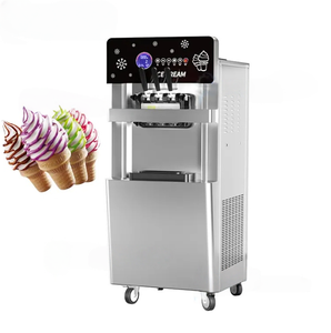 เครื่องทำไอศกรีมนุ่ม3รสชาติอุปกรณ์ครัวทำจากสแตนเลสใช้ในเชิงพาณิชย์แบบอัตโนมัติ - Product Image 6
