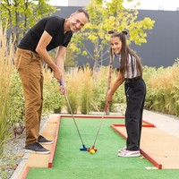 Balles de golf d'entraînement en mousse personnalisées avec logo pour la pratique en intérieur et en extérieur, idéales pour la fête des pères, pour papa, mari