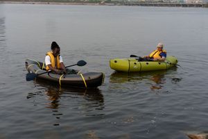 Fabrication professionnelle Frontier <span class=keywords><strong>pas</strong></span> <span class=keywords><strong>cher</strong></span> TPU Packraft Kayak gonflable Rafting Pack radeau bateau Packraft - Product Image 2