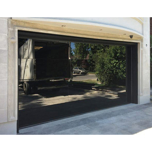 <span class=keywords><strong>Porte</strong></span> de garage moderne sans cadre en aluminium et verre, coupe-vent, surface finie, <span class=keywords><strong>porte</strong></span> d'entrée automatique pour villa résidentielle - Product Image 4