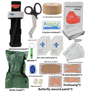 First Aid Kit Premium Emergency Kits Survival Kit Tourniquet for Severe Bleeding <b>Control</b> for Camping Hiking Tours - Product Image 2