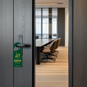 Panneau de porte en acrylique double face « Ne pas <span class=keywords><strong>d</strong></span>éranger » et « Bienvenue » pour <span class=keywords><strong>chambre</strong></span> <span class=keywords><strong>d</strong></span>'hôtel, signalisation de nettoyage et <span class=keywords><strong>d</strong></span>écoration de poignée de porte - Product Image 5