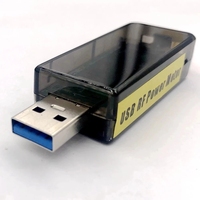 Medidor de potencia RF USB con pantalla a color de 0,96 "V3.0 100K a 10GHZ -55 A + 30dBm prealmacenado 9 curvas de atenuación