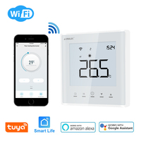 Thermostat Wifi chauffant intelligent Tuya pour télécommande de température ambiante pour Google Home \ Aleax \ DuerOS