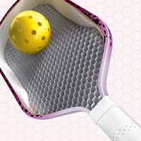 Sıcak Preslenmiş Pickleball Raketi PP Petek T700 Karbon Fiber Padel, Dokulu Mat Yüzeyli