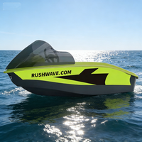 Jet ski tout-terrain sûr pour la navigation aquatique, vitesse maximale de 52 km/h, embarcation polyvalente pour les zones panoramiques, les rivières et les lacs