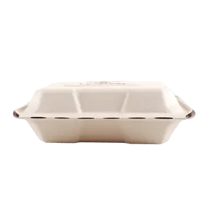 Eco-friendly and hygienic lunch boxes Disposable plastic food packaging box hamburger container desert packaging