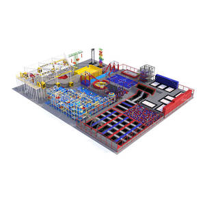 Parque de Trampolines Interior Personalizado Dream Catch de 1500 Metros Cuadrados, Cama Elástica Comercial, Salto Libre, Tobogán Grande, Juegos Infantiles Suaves para Niños y Adultos - Product Image 6