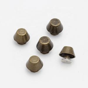 Горячая распродажа: Золотые заклепки с двойной головкой 12 мм, заклепки-ножки для сумок из античной латуни 8 мм, заклепки с двойной головкой 9 мм для сумок - Product Image 4