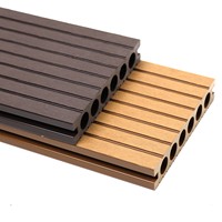 Dalles de terrasse en composite bois-plastique (WPC) DONGJIAN personnalisées, fabriquées en Chine, avec gaufrage 3D imitation bois pour l'extérieur