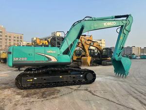 Excavadora Hidráulica Usada Kobelco sk200-6E de 20 Toneladas, Multi-Terreno, para Excavación de Zanjas en Huertos y Plantaciones - Product Image 3