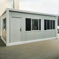 Maison conteneur démontable à montage facile, cabine de stockage préfabriquée pour entrepôt logistique