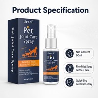 Spray de Soin Articulaire Graci pour Animaux 60ml – Formule Naturelle et Sûre pour Soulager les Douleurs Articulaires et Osseuses des Chiens et Chats – Brume Apaisante – Vente en Gros OEM ODM