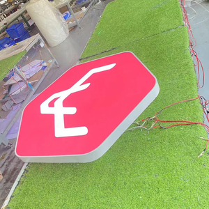 Bán buôn phổ biến màu sắc tùy chỉnh Backlit dấu hiệu Boutique chống gỉ kim loại <span class=keywords><strong>LED</strong></span> frontlit và Backlit thư ký - Product Image 3