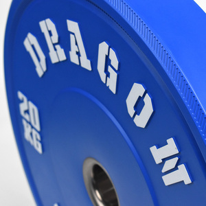 वेट बार्बेल प्लेट फिटनेस जिम बम्पर प्लेट रबर वेटलिफ्टिंग प्लेट जिम उपकरण - Product Image 3