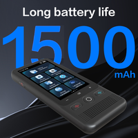 Traducteur intelligent multilingue 138 langues, appareil photo 800MP, échange de devises en temps réel, batterie 1500mAh, Google Iflytek AI 17 hors ligne