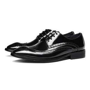 Chaussures habillées de bonne qualité en cuir véritable pour hommes Chaussures habillées de bureau en cuir de vache Chaussures en cuir de luxe - Product Image 6