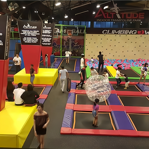 Colchoneta Elástica Comercial para Parques de Trampolines Infantiles, Superficie de Tela Elástica para Cama Elástica de Interior, Venta al por Mayor - Product Image 3