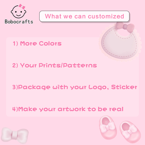 Boîte cadeau de bavoirs pour nouveau-né super doux personnalisés, vente chaude de serviettes pour bébé, hochets, barboteuses, <span class=keywords><strong>attache</strong></span>-sucette, accessoires de naissance - Product Image 6