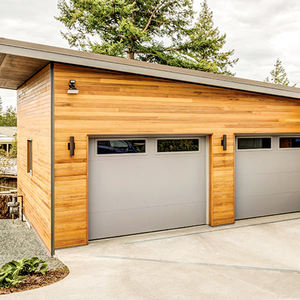 Portes <span class=keywords><strong>de</strong></span> <span class=keywords><strong>garage</strong></span> sectionnelles en acier mousse à double paroi, isolées, électriques, automatiques, modernes et personnalisées pour villa - Product Image 2