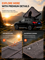 Tente de toit pour voiture RAYCIN ABS, pour le camping familial en week-end, abri pour véhicule, tourisme en plein air