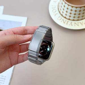 Quick Adjustment Stainless Steel Watch Band <b>Strap</b> for S10 11 46mm Ultra 49mmm SE 44mm Featuring Curved Side Release Watch Band - Product Image 6