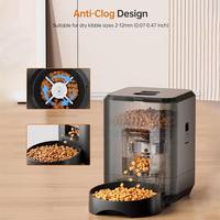 Distributeur automatique intelligent 2L pour chiens, à alimentation solide, programmable, avec contrôle quantitatif via application, bol portable pour animaux de compagnie