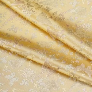 Tissu Brocart Song à Motif <span class=keywords><strong>Papillon</strong></span> Volant Chinois, Vente en Gros, Articles Prêts à l'emploi, Direct Usine, pour Cheongsam, Gilet, Veste, Costume - Product Image 1