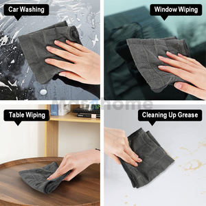 Masthome4Pcsマイクロファイバークリーニングクロスセット強力な吸水性食器洗浄タオルマイクロファイバーキッチンクリーニングラグ - Product Image 6