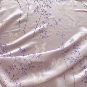 Offre Spéciale papillon en bambou de tissu Jacquard de soie de pays oriental de grain clair pour les vêtements de doublure de Kimono de robe de dame - Product Image 1