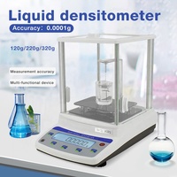 Professional Liquid Densitometer Laboratory Multifunctional Digital Display Electronic 120g/220g/320g Liquid Density Meter Lab