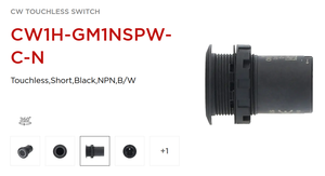 IDEC CW1H/CW4H IP65/67 รุ่น 4X แบบฝังเรียบ ไร้สัมผัส กรอบโลหะ ไฟ LED สีฟ้า/ขาว (NPN) รุ่นระยะใกล้ (5มม.-30มม.) - Product Image 3