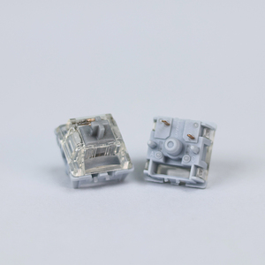 Gateron מהיר משלוח כפול רכבת אפס תואר מתג מלא כסף שקט 5 pin ליניארי 35 יח 'מקלדת מכני מותאם אישית מתג - Product Image 5