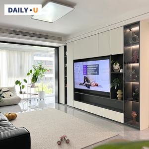 Mueble <span class=keywords><strong>de</strong></span> <span class=keywords><strong>TV</strong></span> Moderno y Sencillo <span class=keywords><strong>de</strong></span> Lujo, Madera Sólida con Luz Integrada, Nuevo Mueble <span class=keywords><strong>de</strong></span> Almacenamiento y Exhibición <span class=keywords><strong>de</strong></span> Estilo Chino para el Hogar - Product Image 4
