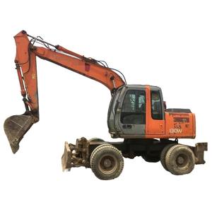 Excavatrice sur pneus d'occasion Doosan DH130W 13 tonnes, pelle d'occasion DH150W-7 DX150W-9C DH210W, haute qualité en stock à vendre - Product Image 1