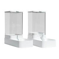 Fontaines à eau automatiques pour chats et chiens Yilin, distributeurs de nourriture, grande capacité, bols transparents, bacs de rangement - Boissons innovantes