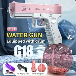 HS Full Automatic B/O pistola ad acqua elettrica ad alta pressione a lungo raggio Glock giocattolo con batteria