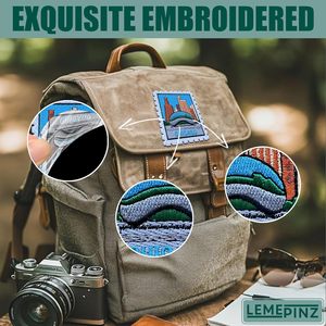LEMEPINZ Parche Bordado Personalizado Chicago de 3 Pulgadas Termoadhesivo o para Coser, Aplique de Tela para Bolsos en Varios Colores - Product Image 4