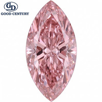 Diamant de laboratoire de couleur fantaisie certifié IGI Good Century, taille marquise, jaune, rose, bleu, vert, rouge, pierre lâche pour bijoux personnalisés