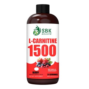 Private Label Service L Carnitine 1500 Oral Liquid with Pantothenic Acid Boost Motivation <b>Supplement</b> - Product Image 1