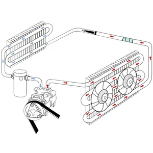 Refrigeration teile & cab befehl sind entworfen für 1.5kw road transport gefriergeräte und 3kw mobile klima steuert systeme