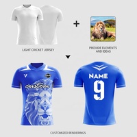 Maillot Version Joueur de Football Original en Gros Pas Cher Personnalisé à Manches Courtes MS910