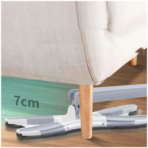 Serpillère en microfibre en forme de X YIXIN avec manche en acier inoxydable, poignée pliable, légère, taux de déshydratation élevé, conception mains libres - Product Image 2