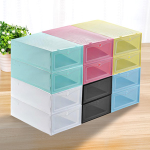 Zapatero/caja de almacenamiento de zapatos transparente, simple y de varias capas para uso en el hogar, la entrada y el dormitorio; ahorra espacio. - Product Image 2