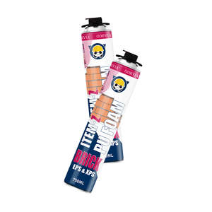 GORVIA 750ml Mousse isolante PU haute expansion et haute dureté de type pistolet pour le collage du béton et de la pierre - Product Image 5